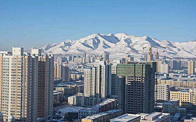 新疆乌鲁木齐冬季风光